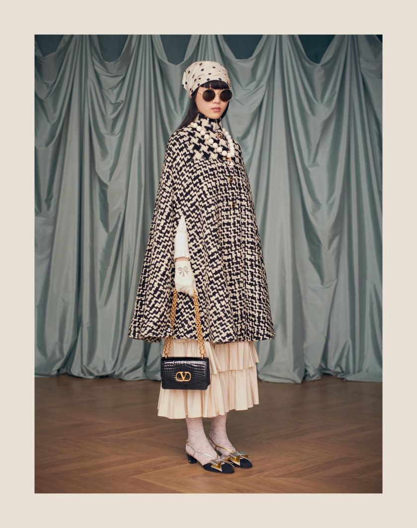 BOWOW SLINGBACK PUMPS IN MOIRÈ FABRIC 45MM - Image 3